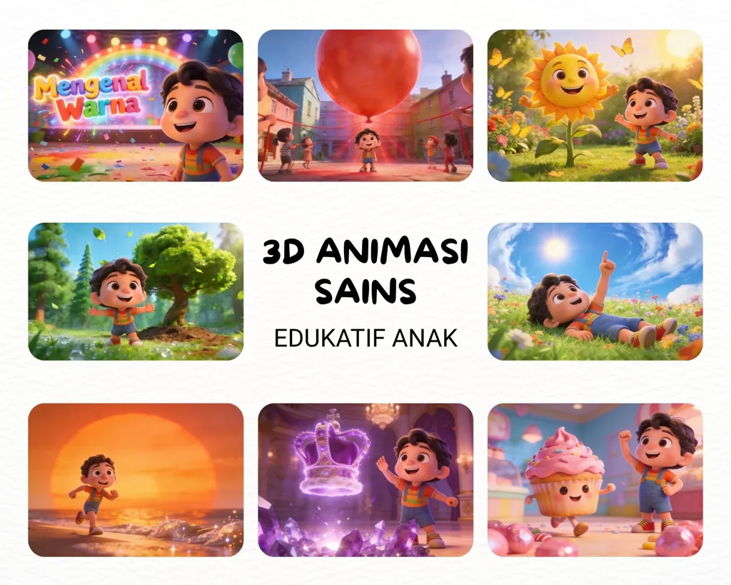 3D Animasi Edukatif Anak - Cerita Sains