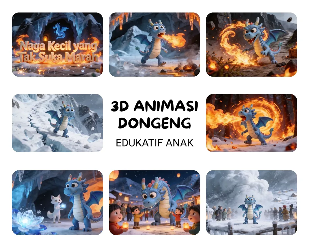 3D Animasi Edukatif Anak - Dongeng Imajinatif
